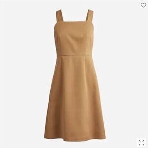 Squareneck A-line dress in Gramercy twill, Size 10, NWT